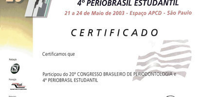 XX Congresso Brasileiro de Periodontologia