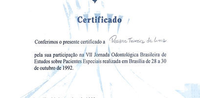 VII Jornada Odontológica Brasileira de Estudos sobre Pacientes Especiais
