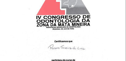 IV Congresso de Odontologia da Zona da Mata Mineira